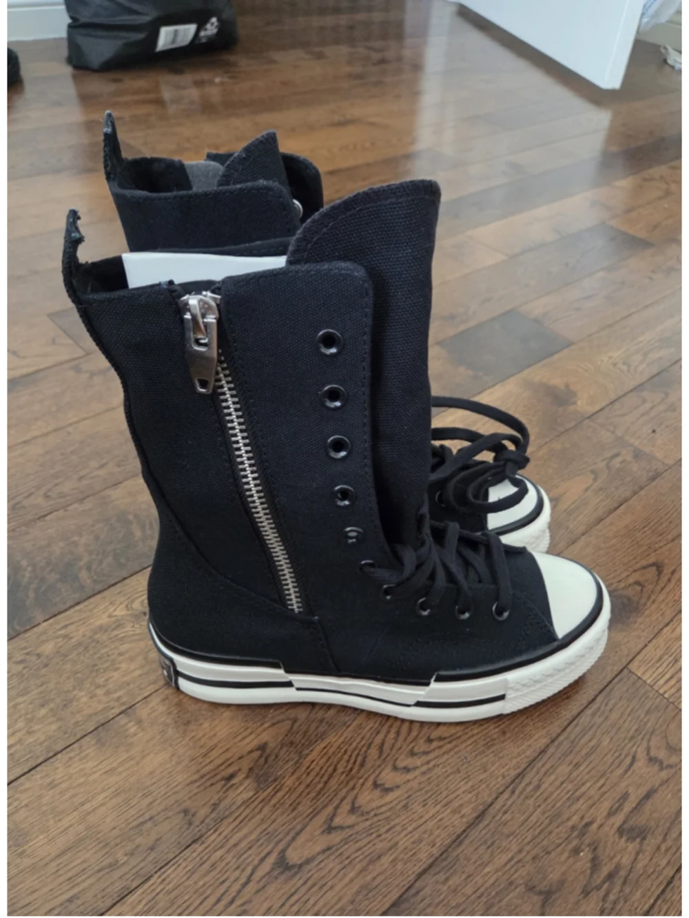 Converse CHUCK 70 PLUS X-HI BLACK/WHITE/EGRET Womens 6.5 - Picture 2 of 8